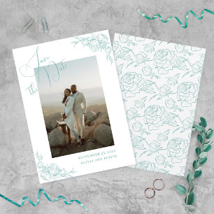 Reserve A Data Elegância Peônia Casamento