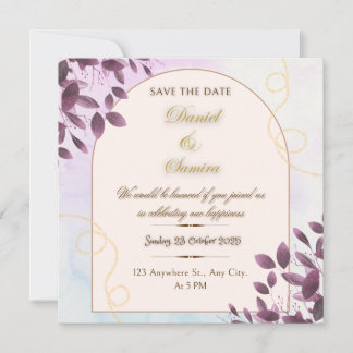 Reserve A Data Elegância Vintage: Floral Clássico para Salvar a D