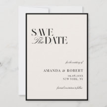 Elegant Black and Ivory Old Money Wedding