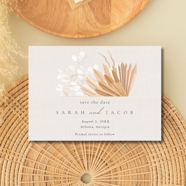 Reserve A Data Elegant Boho Wedding (Elegant Boho Wedding Save the Date)