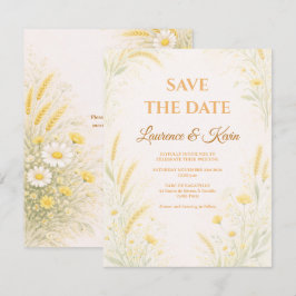 Reserve A Data Elegant Botanical Wedding Save the date