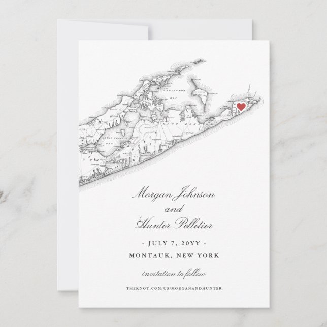 Reserve A Data Elegante 360 East no Casamento Montauk Downs (Frente)