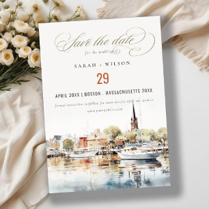 Reserve A Data Elegante Annapolis Maryland Watercolor Wedding