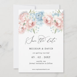 Reserve A Data Elegante Boho Summer Primavera Blush Foto Floral