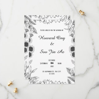 Reserve A Data Elegante casamento aviso com antecedência