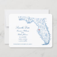 Elegante Casamento em Tampa Flórida Mapa Azul Mari