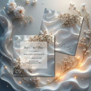 Reserve A Data Elegante casamento floral romântico com respiradou