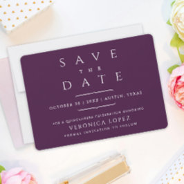 Reserve A Data Elegante Clássico Roupa de Quinceañera Roxa Escura