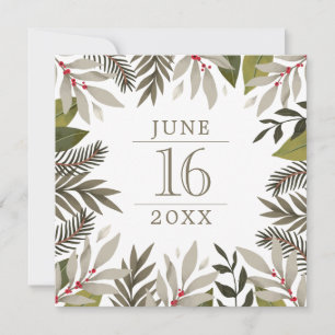 Reserve A Data Elegante Classy Muted Botanical
