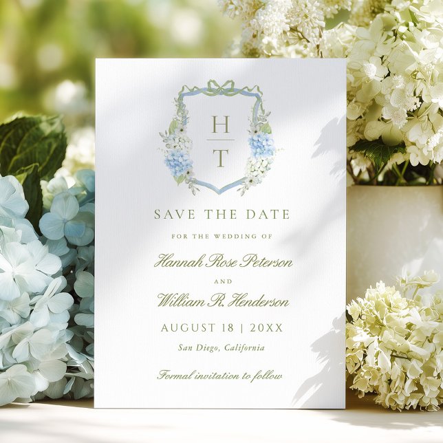 Reserve A Data Elegante Crista de Hortênsia Casamento  (Criador carregado)