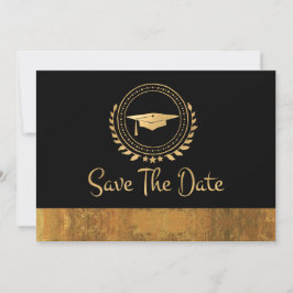Reserve A Data Elegante De Graduação Salve O Boné De Formando Dou