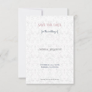 Reserve A Data Elegante e Retrô Salve a Data – Sem Foto   Único