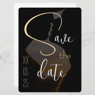 Reserve A Data Elegante Flat Save The Date Card