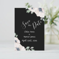 Elegante Floral Poppy Chic Moderno Simples