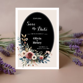 Reserve A Data Elegante Floral Rústico Casamento Salve A Data