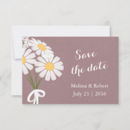 Reserve A Data Elegante Floral White Daisies Salva o Casamento de