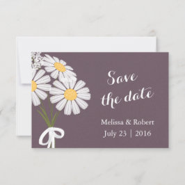 Reserve A Data Elegante Floral White Daisies Salva o Casamento de