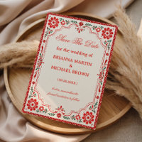 Elegante Folk Botânico Romântico Mexicano