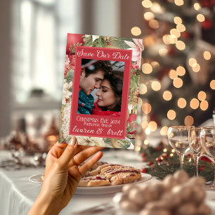 Reserve A Data Elegante Fotografia Romântica de Natal Casamento