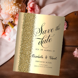 Reserve A Data Elegante Grafismo Dourado Save The Date
