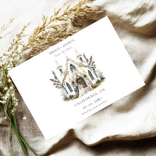 Reserve A Data Elegante Igreja Aquarela Local Mansão Casamento