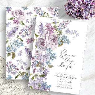 Reserve A Data Elegante Lilac Salvar A Data