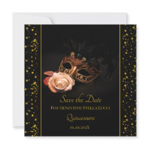 Elegante Mascarada e Rosa Branca