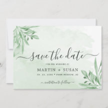 Elegante Moody Eucalyptus Deixa Casamento Verde