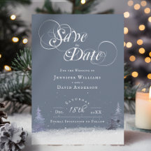 Elegante tema de inverno azul poeirento maravilhos