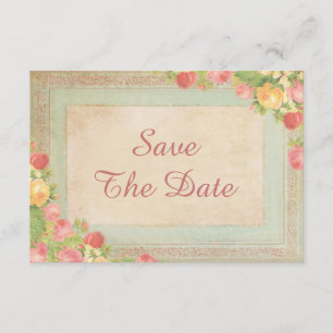 Reserve A Data Elegante Vintage Rosa 90 Birthday Guarde A Data