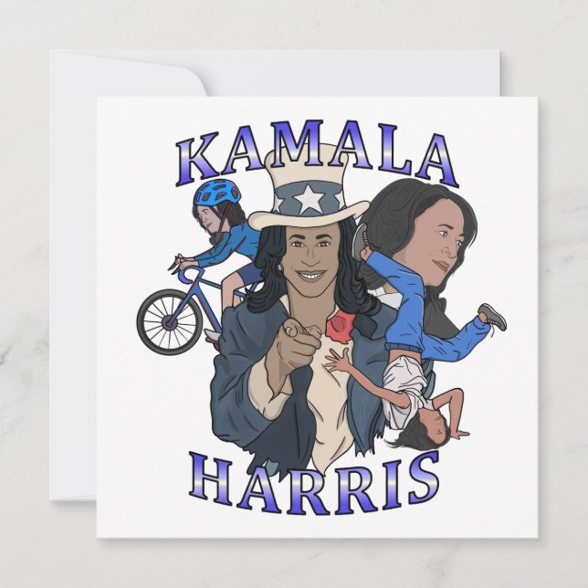 Reserve A Data Eleição de Estilo de Rap Bootleg Kamala Harris (Frente)
