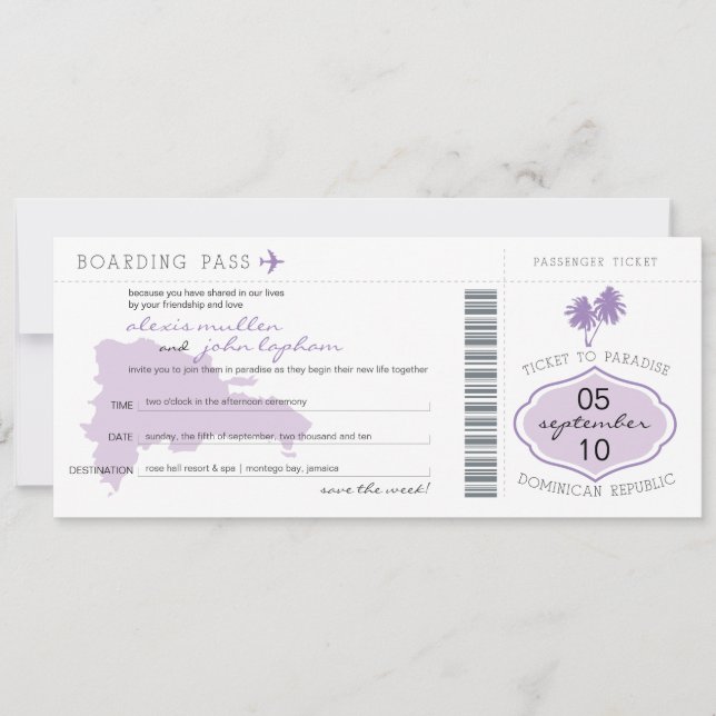 Reserve A Data Embarque Pass Salvar a Data na República Dominican (Frente)