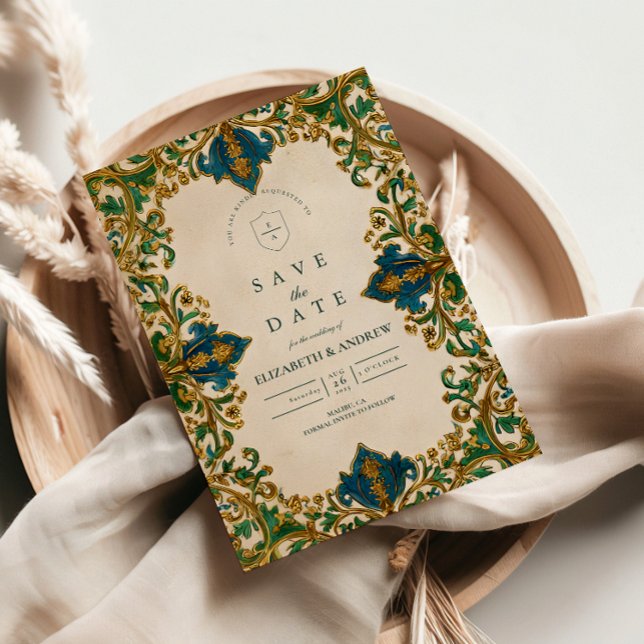 Reserve A Data Emerald Baroque Islamic Wedding (Criador carregado)