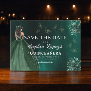 Reserve A Data Emerald Green Quinceanera