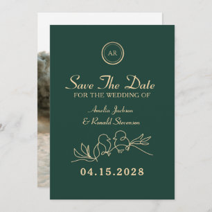 Reserve A Data Emerald Green Wedding