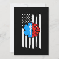 Emt Bombeiro American Flag Distress.Png