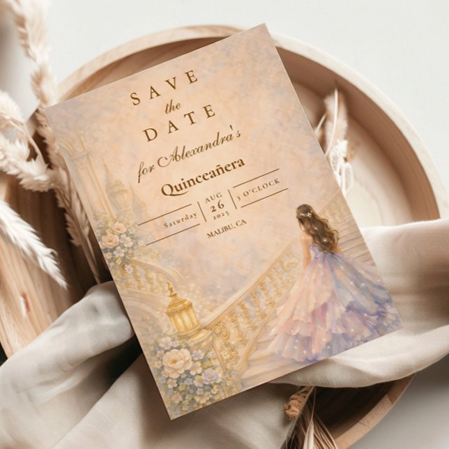 Reserve A Data Enchanted Palace Fairytale Quinceañera (Criador carregado)