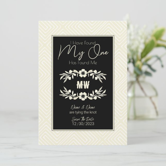 Reserve A Data Encontrei meu casamento africano tribal (Em pé/Frente)