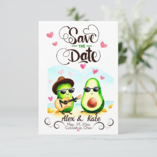Reserve A Data Engraçado Casal Avocado Greenery