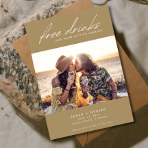 Engraçado Casamento de Foto do Bar Aberto