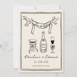 Reserve A Data Escrita à Mão Divertida Salve a data