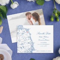 Escritório de Massachusetts Mapa Elegante da Costa