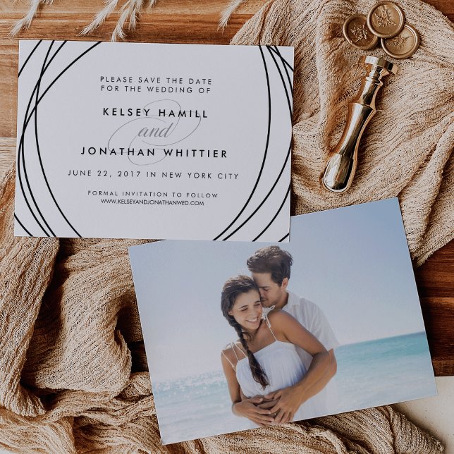 Reserve A Data Esferas Modernas | Foto original opcional Salvar a (Criador carregado)