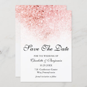 Reserve A Data Esmagador Cor-De-Esfregaço Elegante - Guardar A Da