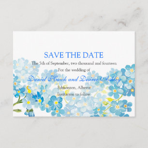 Reserve A Data Esquece-me Azul Não Guarda o Casamento do Jardim d