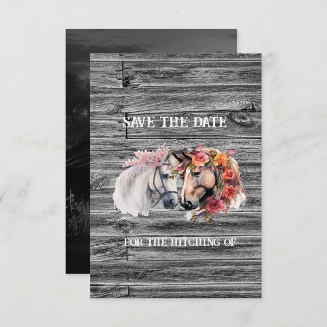 Reserve A Data Estamos a apanhar o casamento ocidental (Frente/Verso)