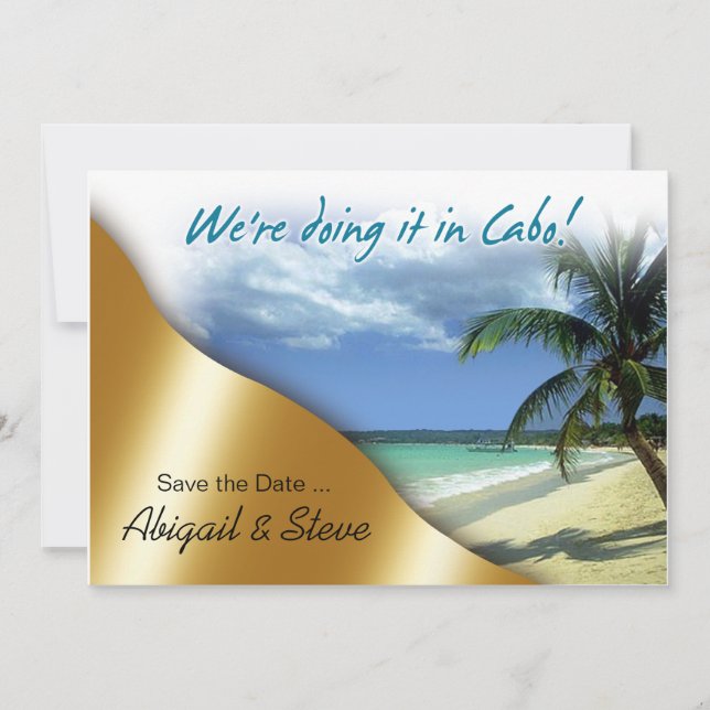 Reserve A Data Estamos fazendo isso em Cabo! Salve a data (Frente)