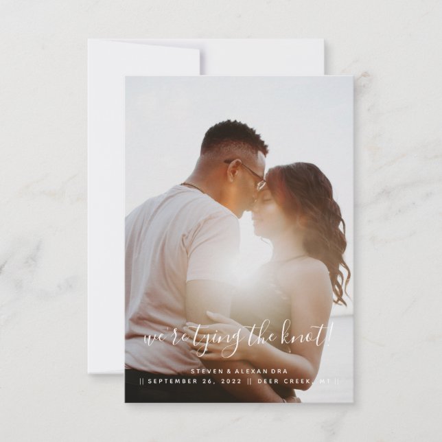 Reserve A Data Estamos Nos Casando (Frente)