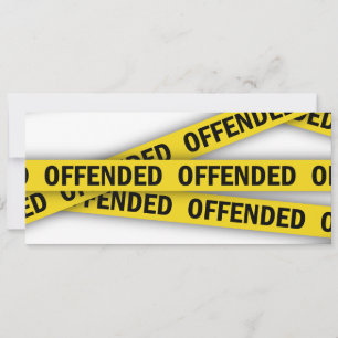 Reserve A Data Estou ofendido que a fita policial não atravesse