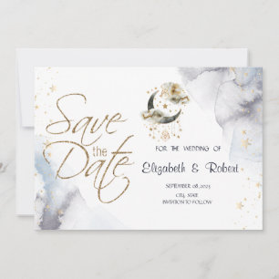 Reserve A Data Estrelas de Lua Douradas Celestiais